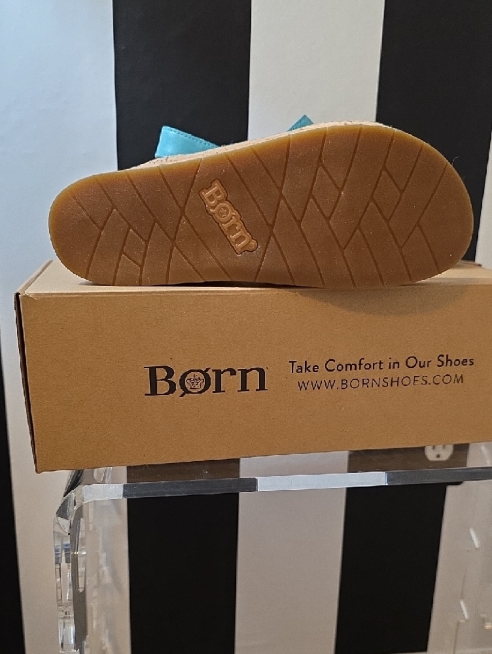 Born Metallic Teal Wedge Sandals - Picture 6 of 6